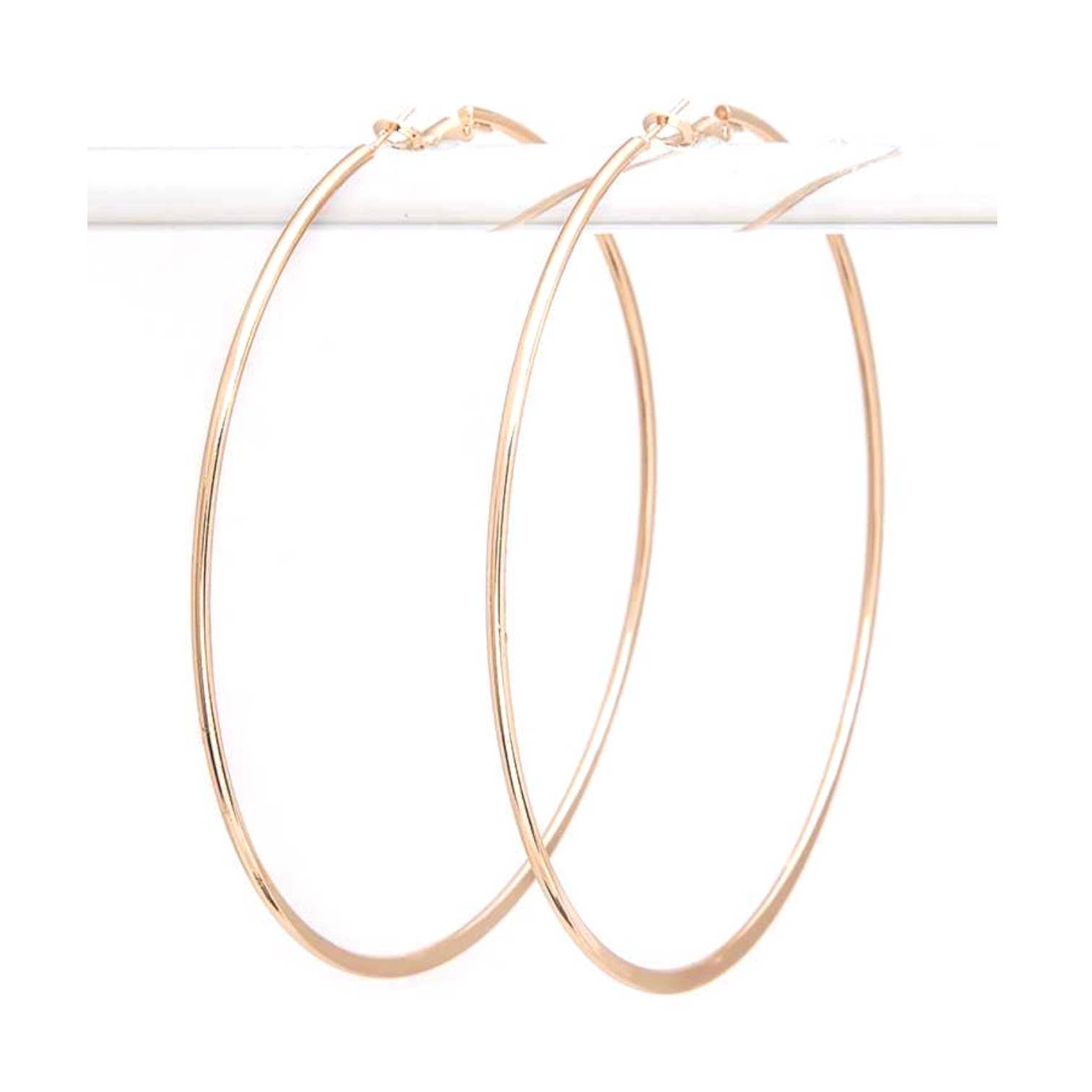 Gold Hoops Earrings