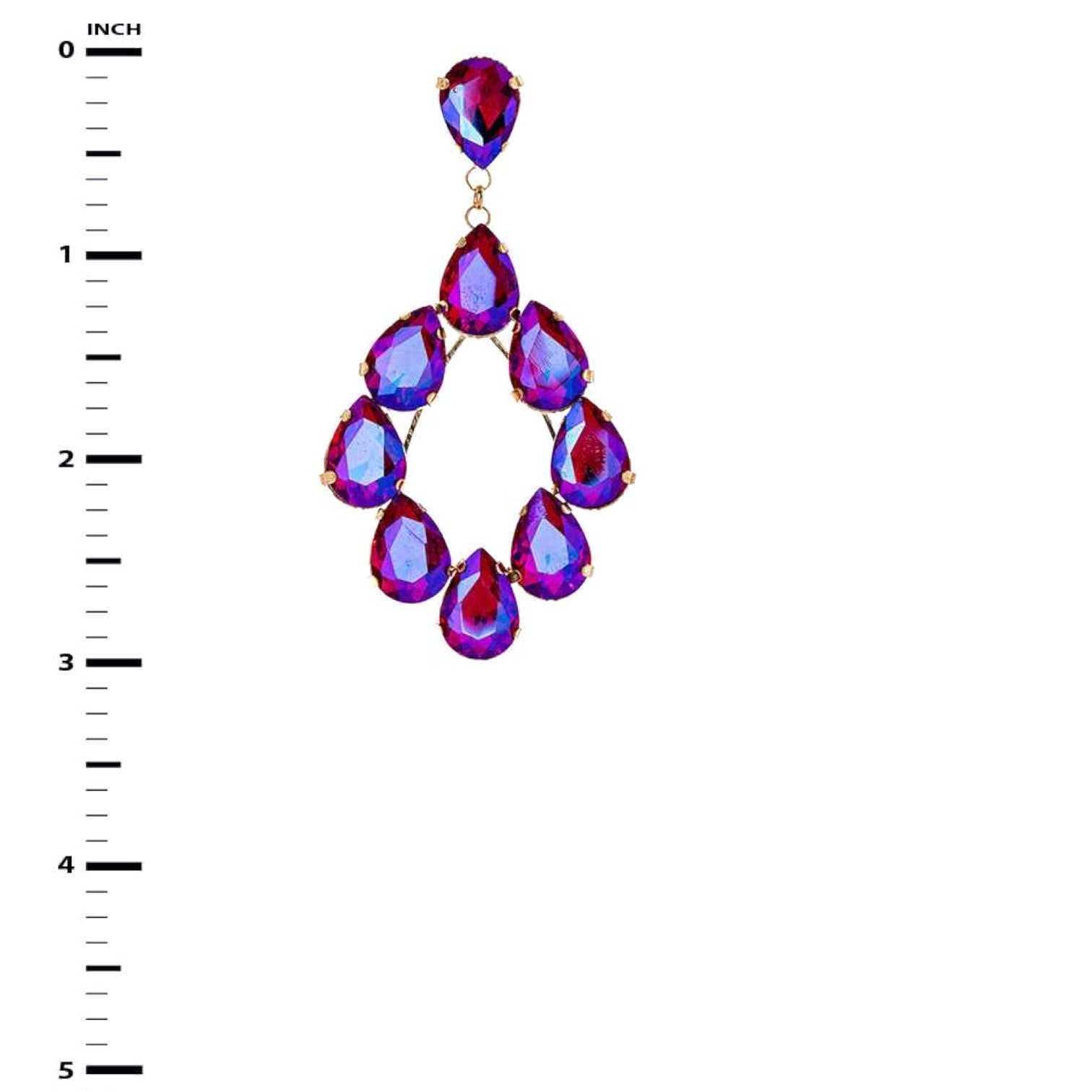 Crystal Statement Chandelier Earrings